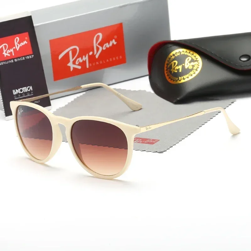 Rayban Resin Lenses 4171 Sunglasses Sun Glasses UV Protection Eyewear with Gradient Lenses and Gold Frame in box