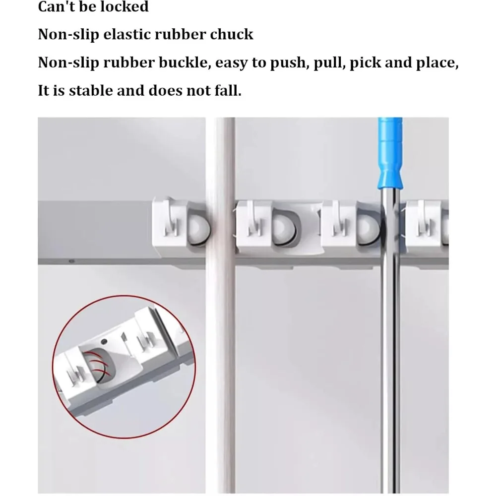 حامل ممسحة أرضية - عربة تنظيف تجارية للتخزين والتنظيم