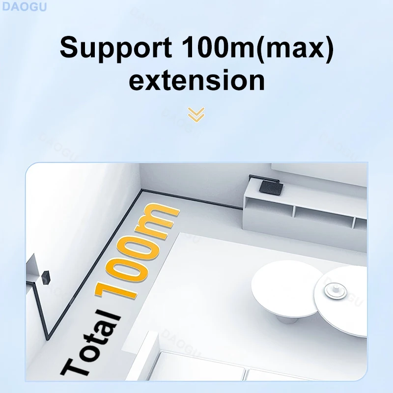 Conector de interfaz Cat 7 6 5 RJ45, adaptador de extensión de Cable Ethernet, convertidor extensor de Cable de red para Cable hembra a hembra