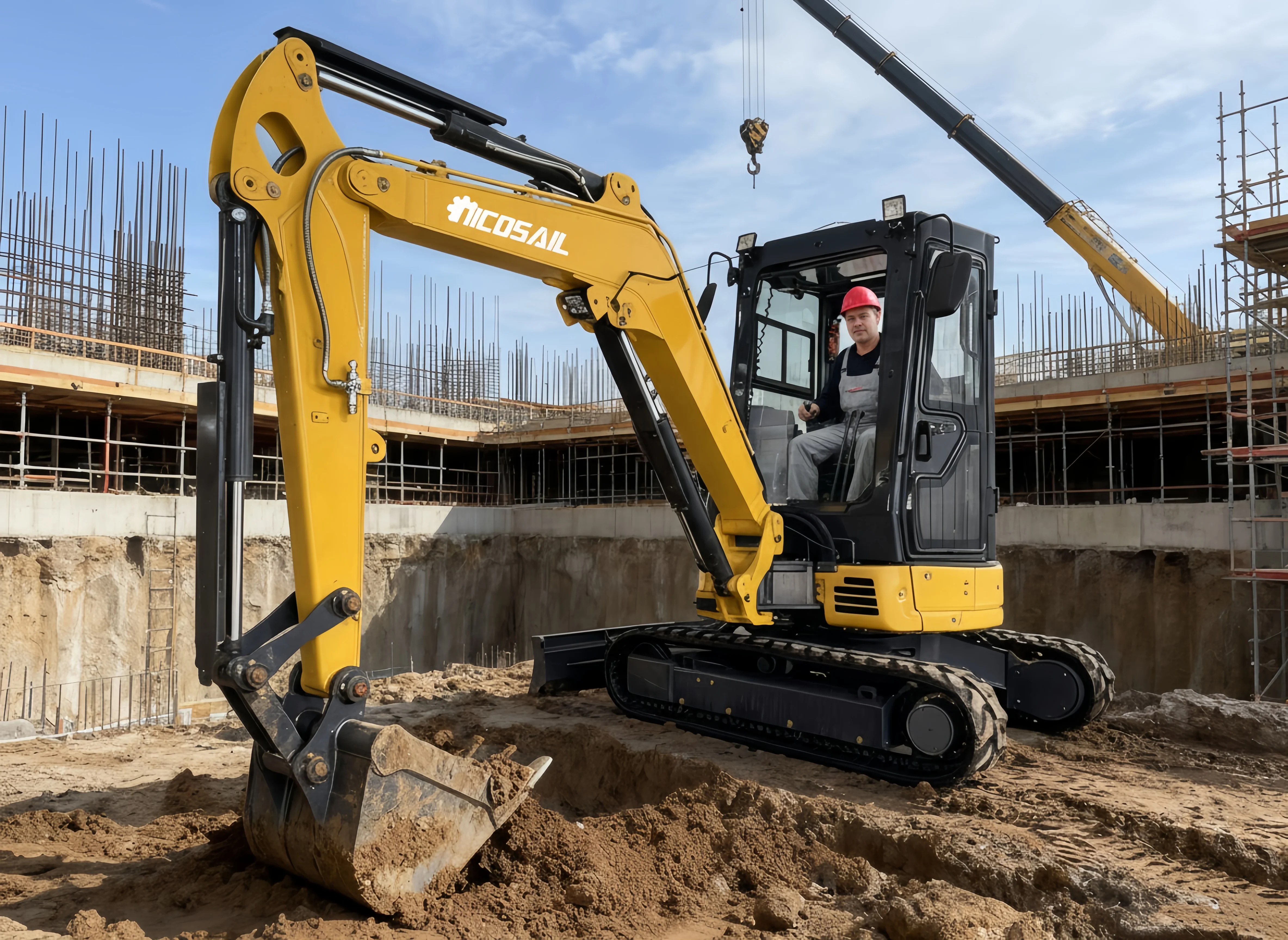 

3.5-ton mini excavator 2-ton excavator farm using top-notch engine small excavator free delivery