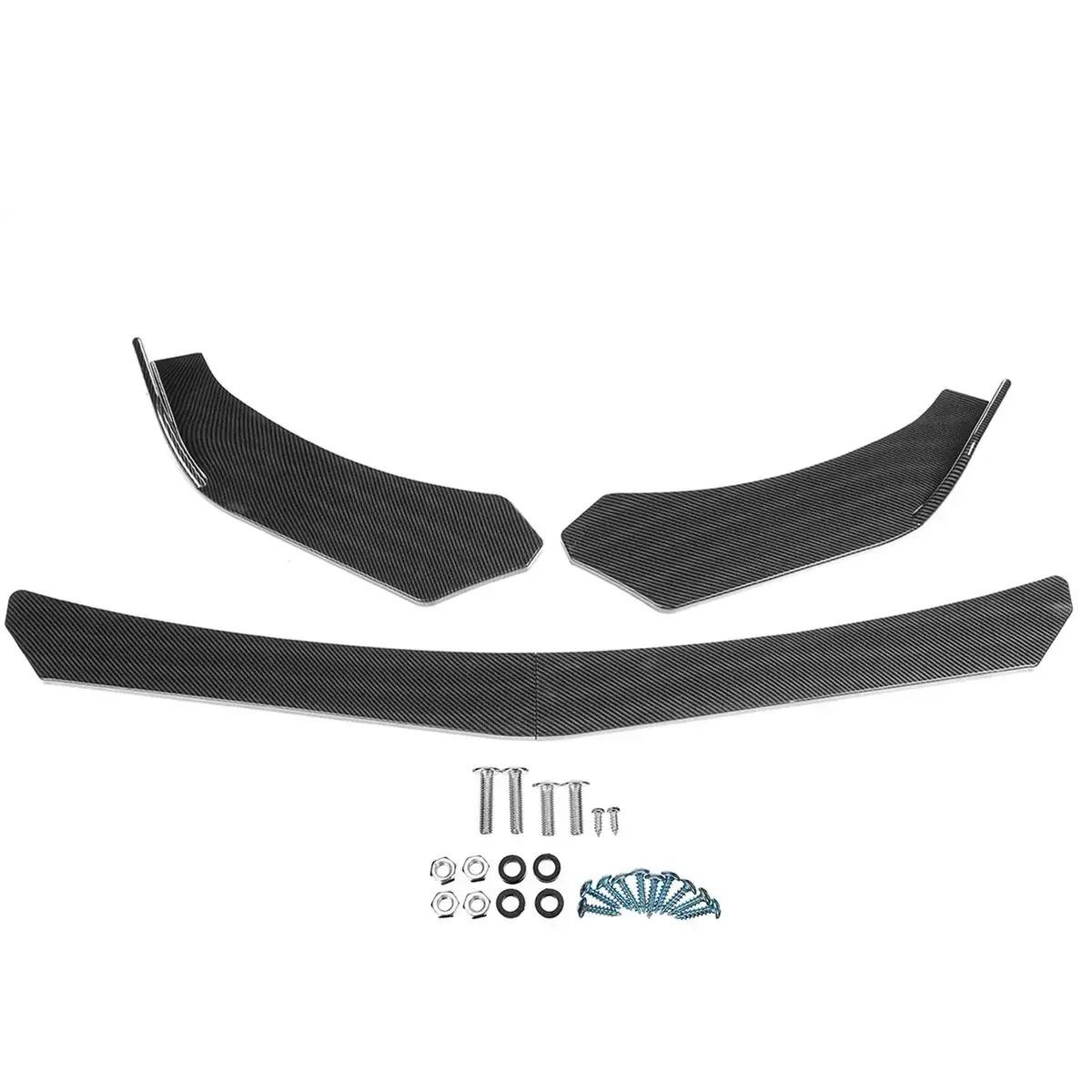 Universal Car Front Bumper Spoiler Splitter Lip Diffuser Chin Bumper For SEAT LEON For BMW For Audi For Benz For Honda Body Kit