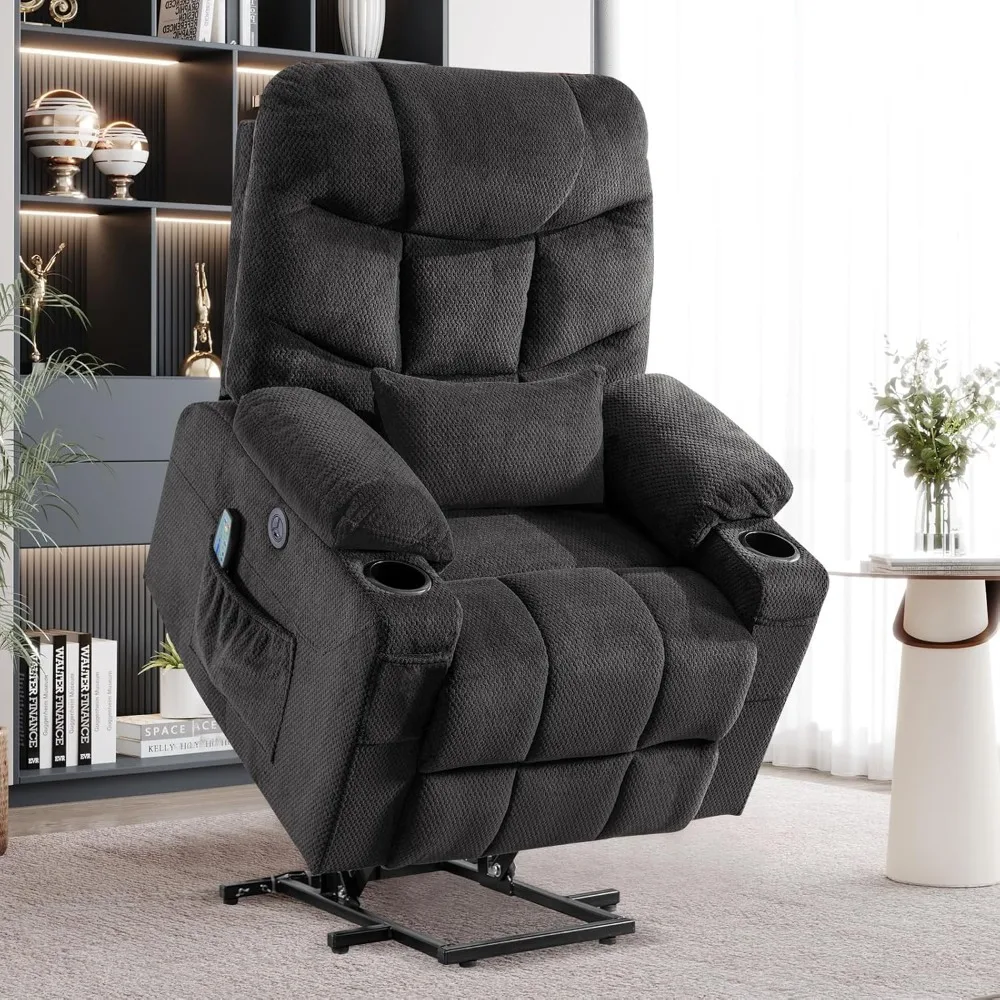 Power Lift Recliner Chair for Elderly, Lift Chair with Heat and Massage, Electric Power Lift Recliner Chair for Living Room