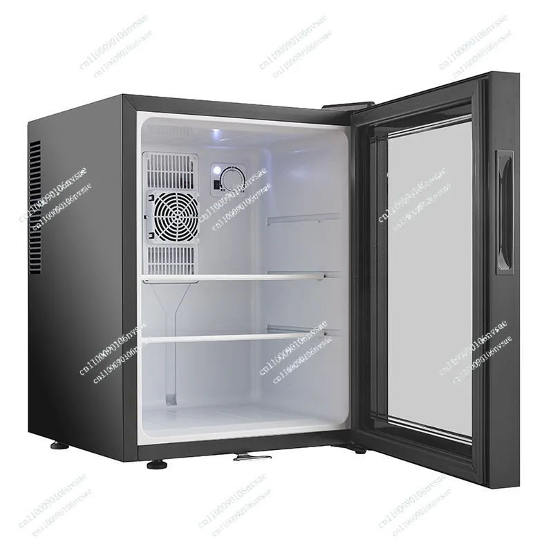 No Compressor 40L Small Refrigeration Mini Refrigerator With Glass Door