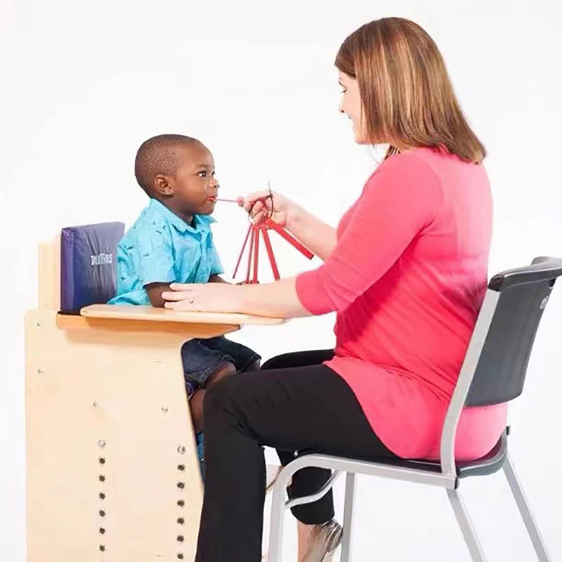 Masajeador de dientes para terapia del habla para adultos y niños, tubo de mascar para entrenamiento de rehabilitación muscular Oral, herramienta de terapia sensorial para Autismo