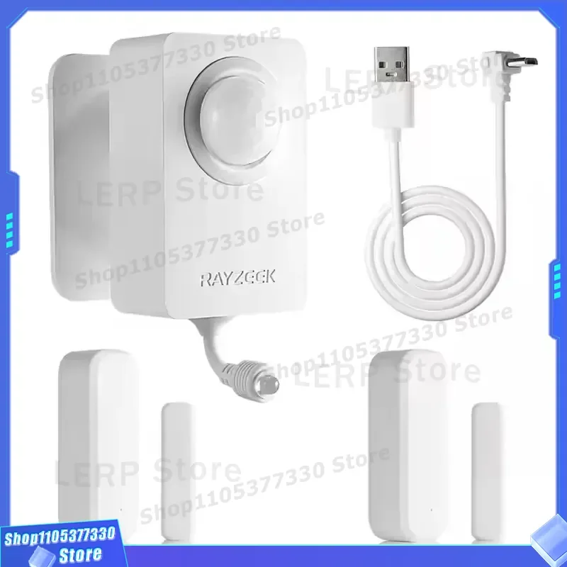 RZ050 Wireless Door Window Sensor Motion Detector for Air Conditioner Smart Home Security Alarm System Contact Switch Monitor