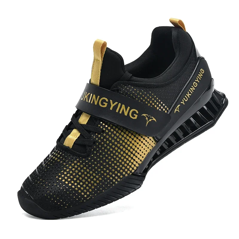 AMIMLAP AG Profissional Squat Hard Pull Shoes Preto Branco Sapatos de Fitness Tênis Atlético Feminino Treinamento de Levantamento de Peso Masculino