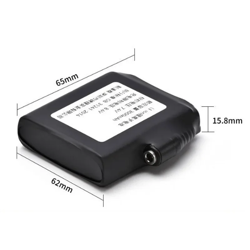 قفازات ساخنة Bateria 3000mAh 7.4V بطارية ليثيوم بوليمر لسترة التدفئة والجوارب وبطاريات التدفئة المضادة للتجمد الشتوية 755060-2S