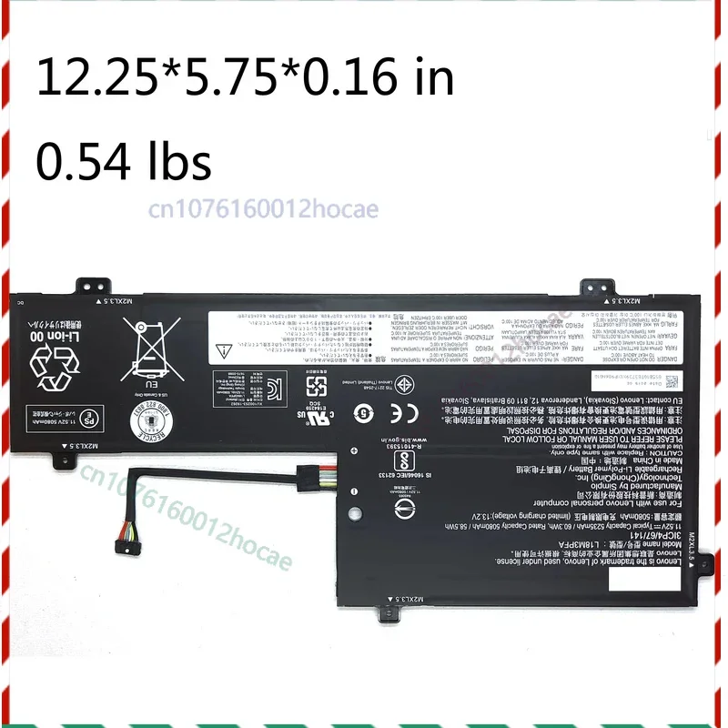 

Genuine Original 60.3Wh L18D3PF2 L18M3PFA 5B10T83739 Battery For Yoga C740-15IML Yoga C740-15