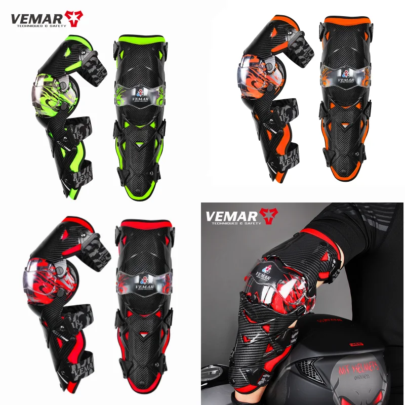 

Motorcycle Elbow Pads VEMAR E-18H Motocross Small Kneepad Off-Road Racing Knee Brace Safety Protection Guards Protective Gear