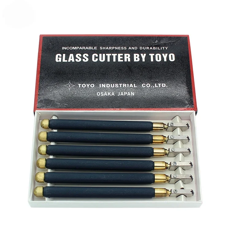 TOYO TC-17 Glass Cutter Oil Feed Diamond Wheel for 3-10mm Stained Glass Cutting Tool Professional Precision