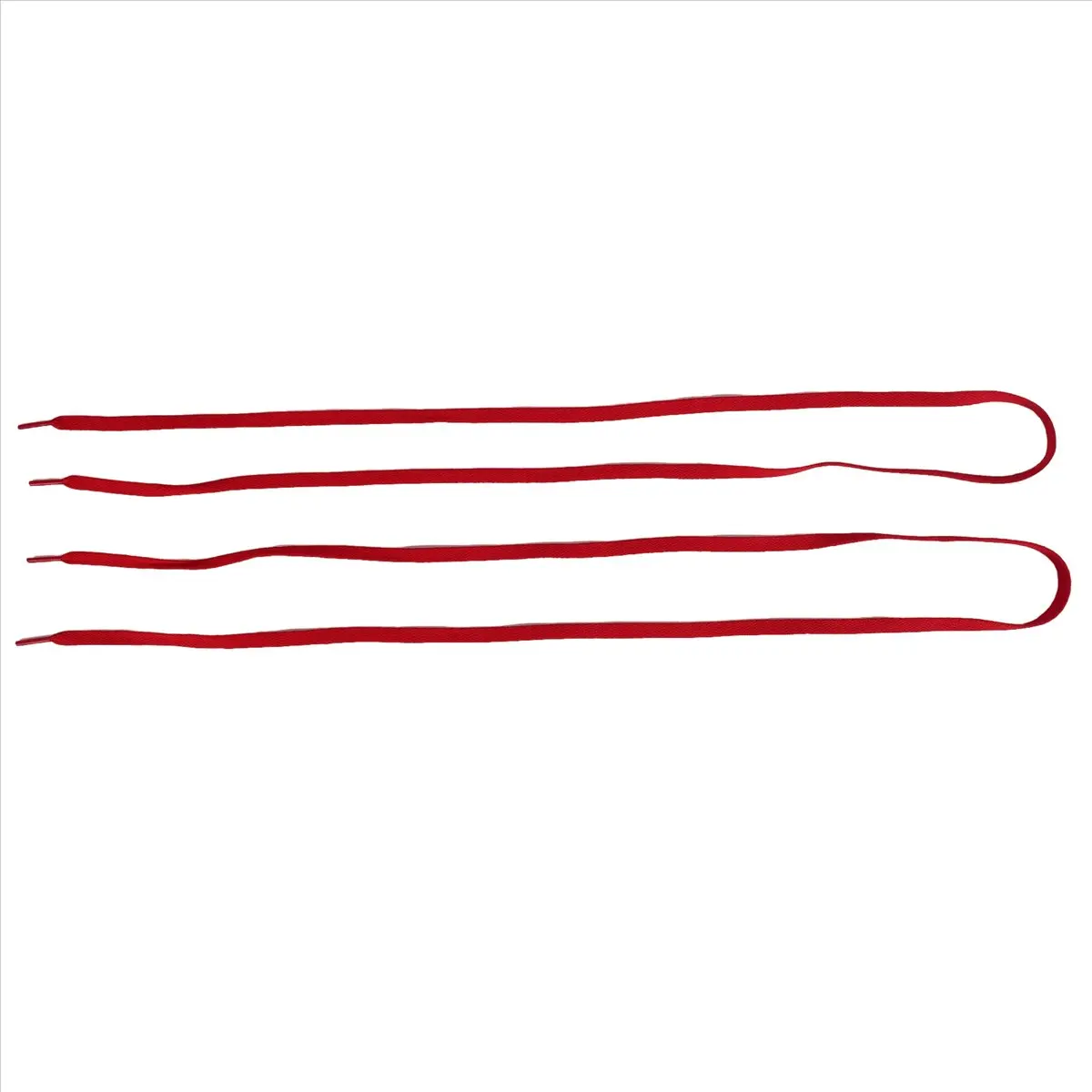 [ABPO] Flat Shoe Laces Bootlaces Trainers Skate Strong Shoelaces red