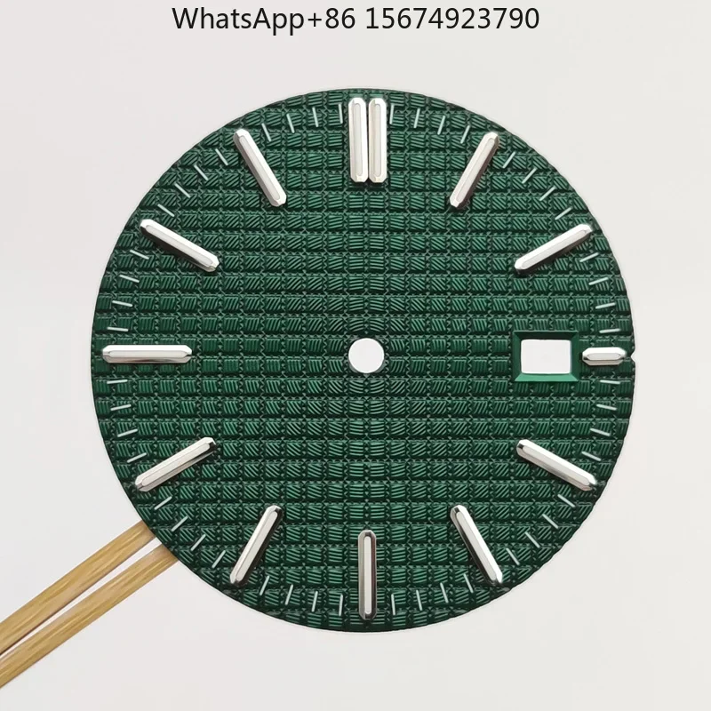 Modified watch accessories, dial 31.8MM, noodle nails, suitable for NH35 movement (with matching case and strap)