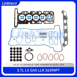 Engine Part Cylinder Head Full Gasket Set Fit 3.7 L L5 GAS LLR For 07-12 3.7L CHEVROLET GMC CANYON HUMMER H3 ISUZU I-370 26390PT