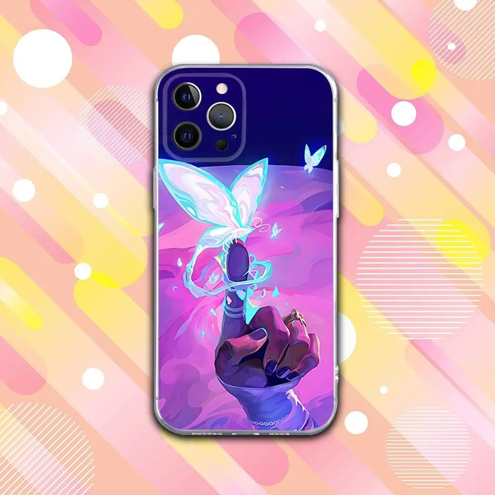 เคสโทรศัพท์ C-Clove Game Valorant สำหรับ iPhone 17,16,15,14,13,12,11 Pro,Max,Plus,X,XS,XR,SE4,E Mini แบบใส นิ่ม