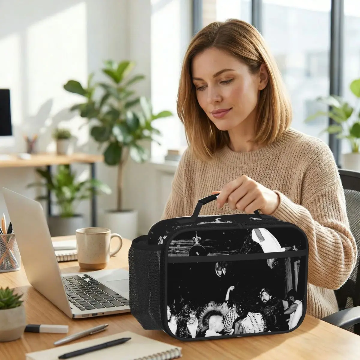 Rapper Playboi Carti Die Lit Insulated Lunch Bag for Women Office Cooler Thermal Food Box Tote Portable Lunch Boxes Container