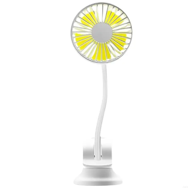 J6PE Portable Cooling Fan 3 Speed Strong Wind Quiet Sound Air Cooling Fan Replace