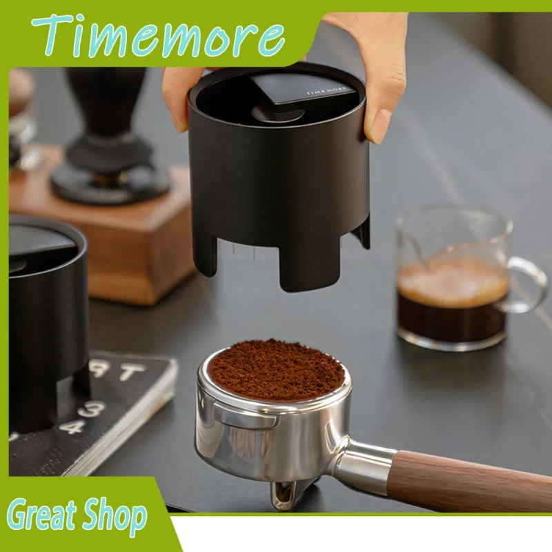 

Электрический распределитель кофе TIMEMORE с автоматическим вращением, совместимый с портафильтром 58 мм, для равномерного распределения молотого кофе.
