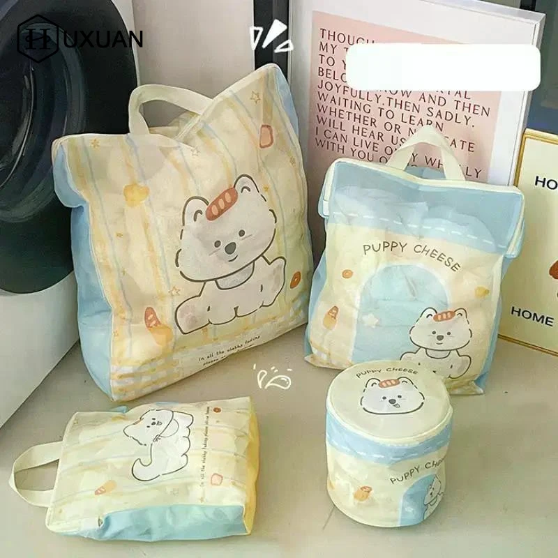 

Dog Shape Laundry Bag Clothes Washing Protection Mesh Bag Machine Wash Anti-Deformation Laundry Net Thickened Wear-Resistant Lar