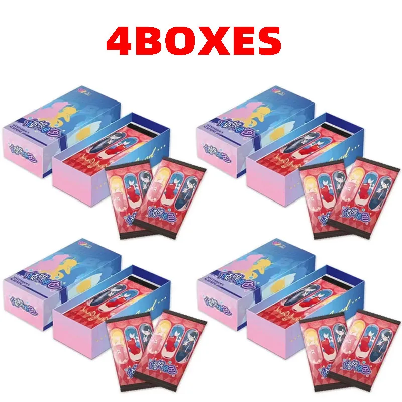 

Wholesale 4BOXES Goddess Story Wanbao Allure stunning Cards Waifu Sexy Girl TCG Feast Booster Box Doujin Toy Hobbies Gift