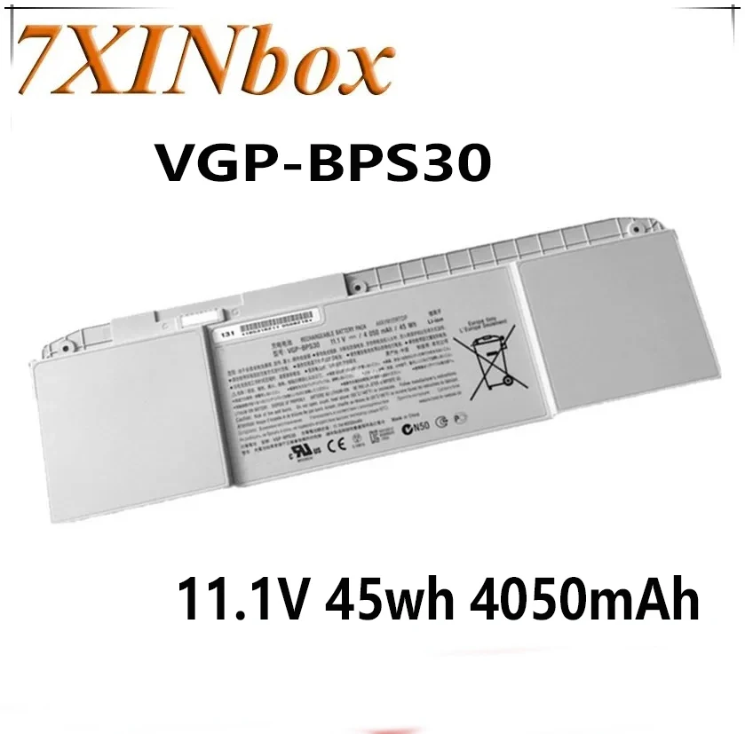 7XINbox VGP-BPS30 BPS30 11.1V 45wh 4050mAh Laptop Battery For Sony SVT-11 SVT-13 T11 T13 SVT-1111M1E/S VT13117ECS VGPBPS30