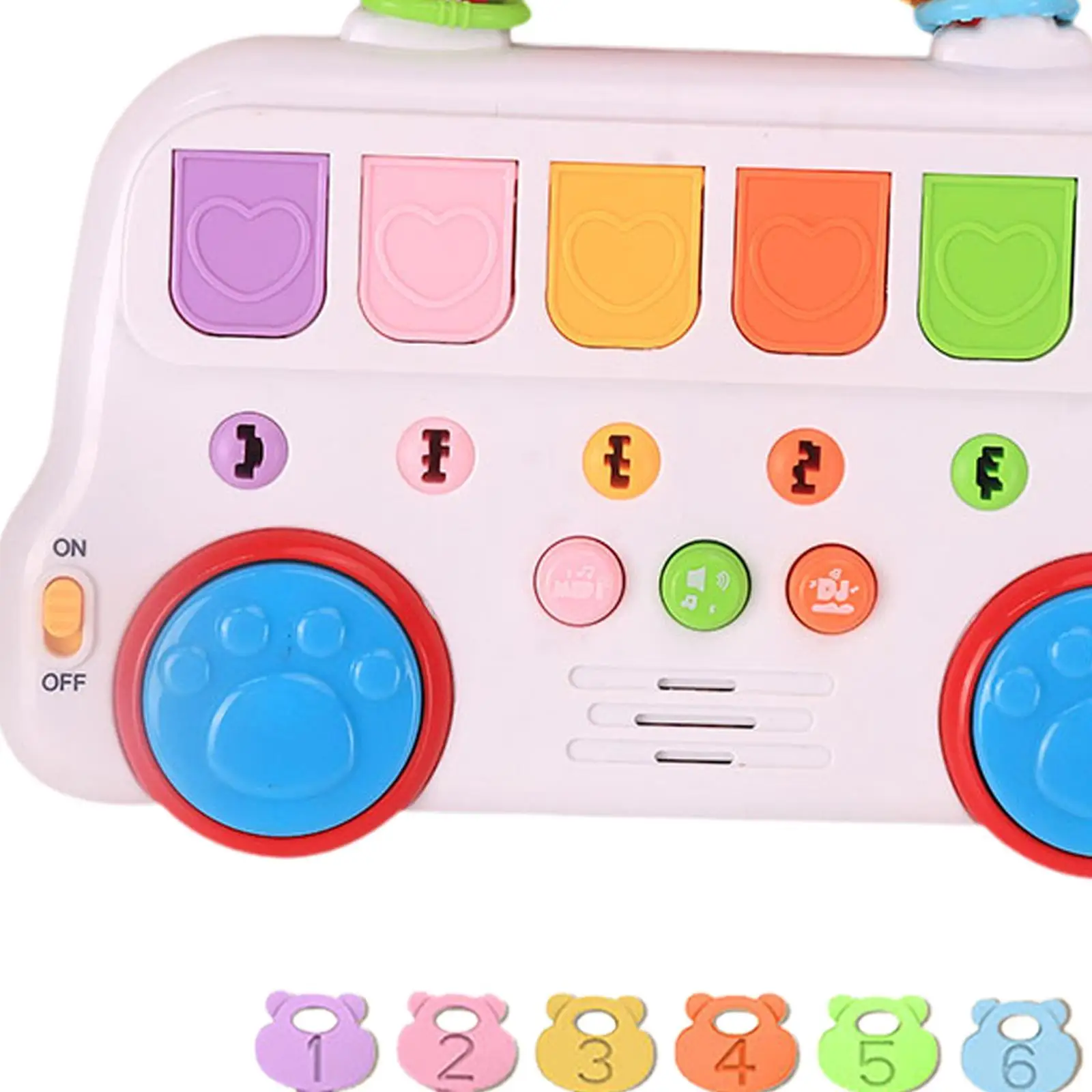 لعبة الطفل الحسية التعلم المبكر هدية ما قبل المدرسة مفتاح الحيوان لعبة الحافلة لعبة موسيقية للبنين بنات عطلة الأطفال الصغار عيد ميلاد الأطفال