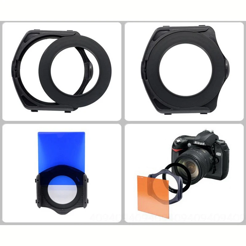 سلسلة KnightX Cokin P 24 لونًا مع مرشحات مربعة مرشحات كاملة لكاميرا Canon Nikon Sony Dslr Filter ND ND4 ND8 ND16