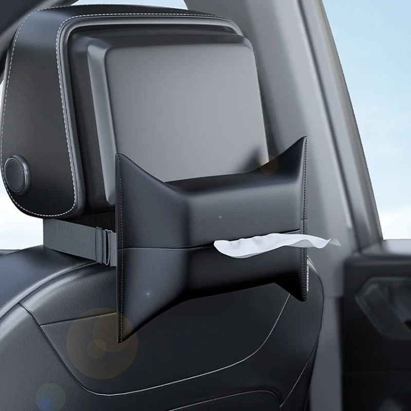 

Автомобильная салфетка, коробка для салфеток, бумажный ящик, Минималистичная универсальная Выдвижная салфетка для автомобиля, украшение интерьера