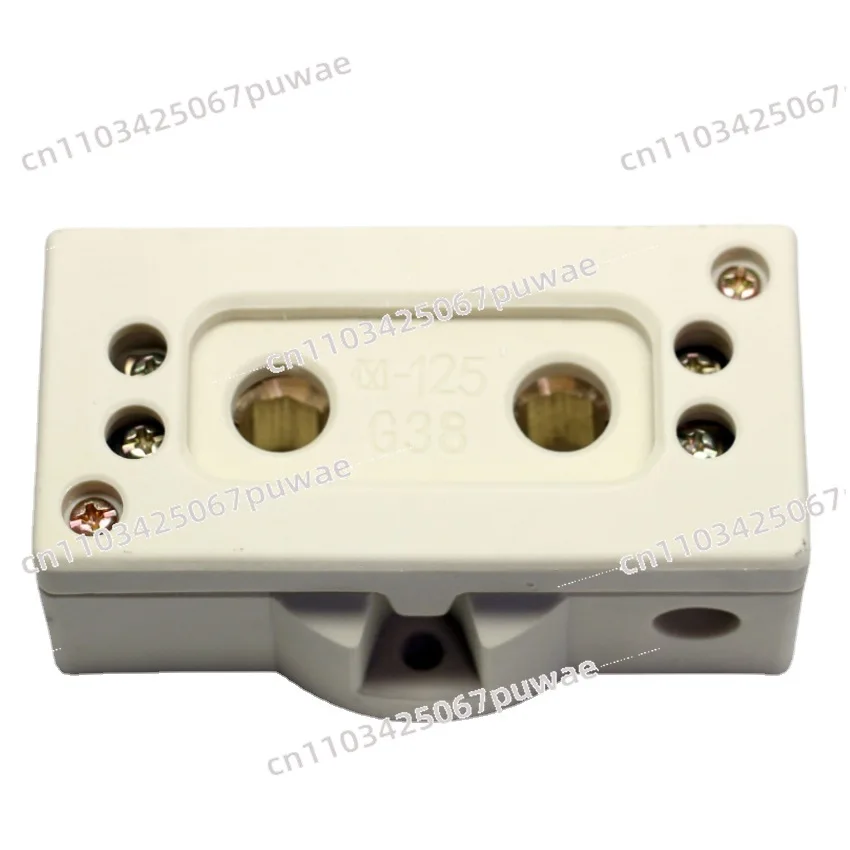 

DX-421 M-125 G38 Lamp Holder High Temperature Resistant Ceramic Lamp Base Universal Bulb Socket Replacement Accessory