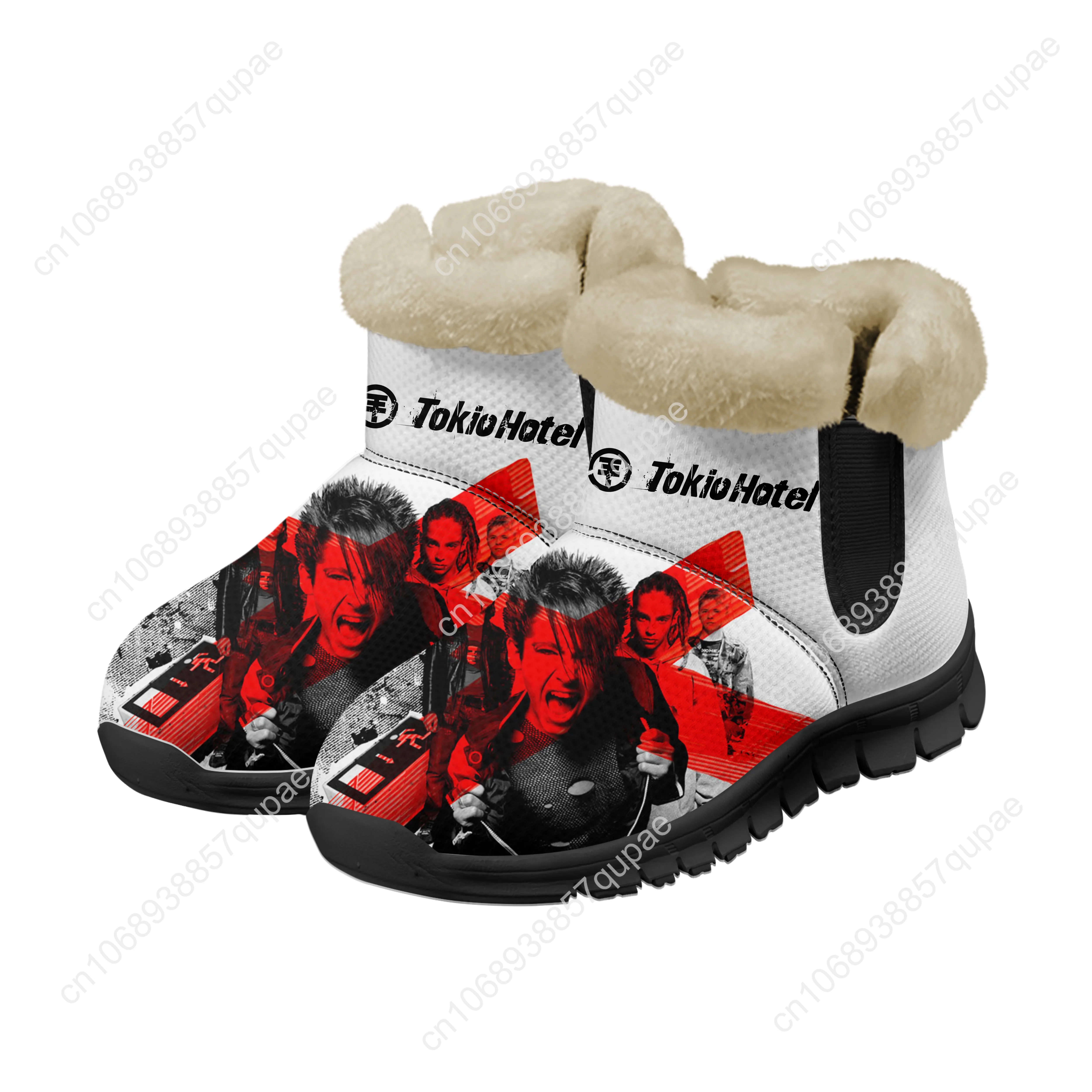 Tokio Hotel Snow Boots Germany Rock Band  Mens Womens Teenager Shoes Keep Warm High Quality Casual Lightweight Custom Sneakers