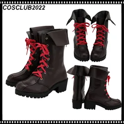 Game LoL Jinx Cosplay Shoes Boots Custom Made Disguise Boots Adult Femlae Halloween Roleplay Costumes Accessory