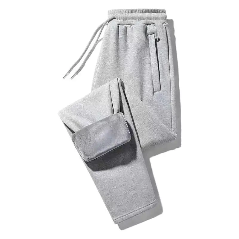 メンズ服スウェットパンツ新しい秋冬ベルベット多用途服メンズストレートレッグパンツカジュアルスウェットパンツ弾性パンツ