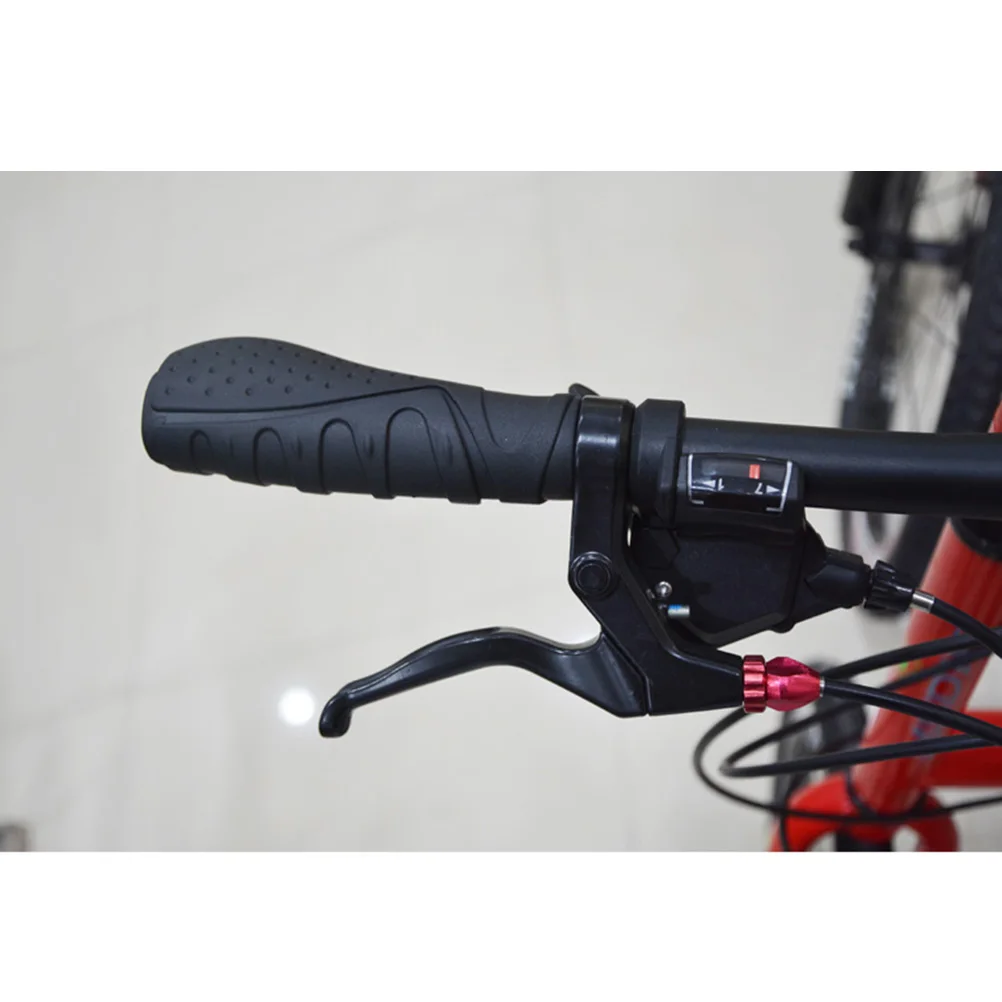 

Handlebar Grips Ergonomic Rubber Skid proof Cycling Grips Anti Shock Absorption Road Cycling Premium Material