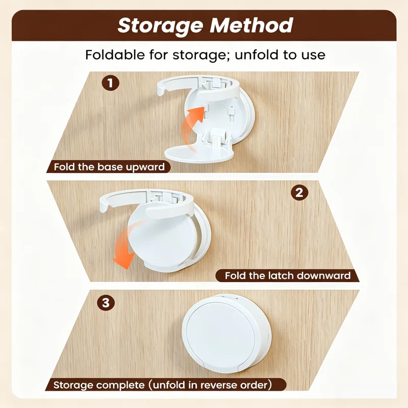 Folding Wall-Mounted Cup Holder Invisible Folding Coffee Rack Sundries Storage Rack Detachable Multifunctional Bottle Holder