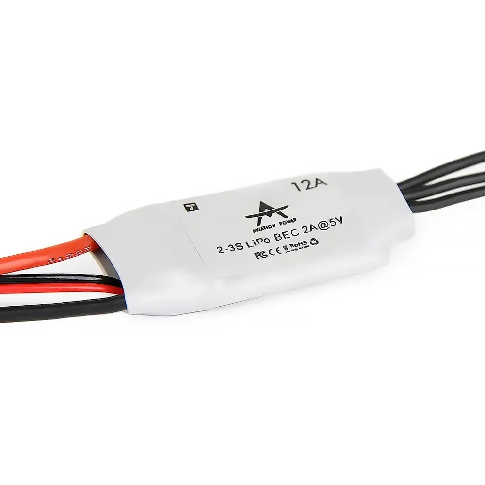 T-MOTOR at Series Esc Speed Controller 2-6s 5V/5a Rigid Wing Esc Support Benz Output for RC Rigid Wing Airplane RC Model