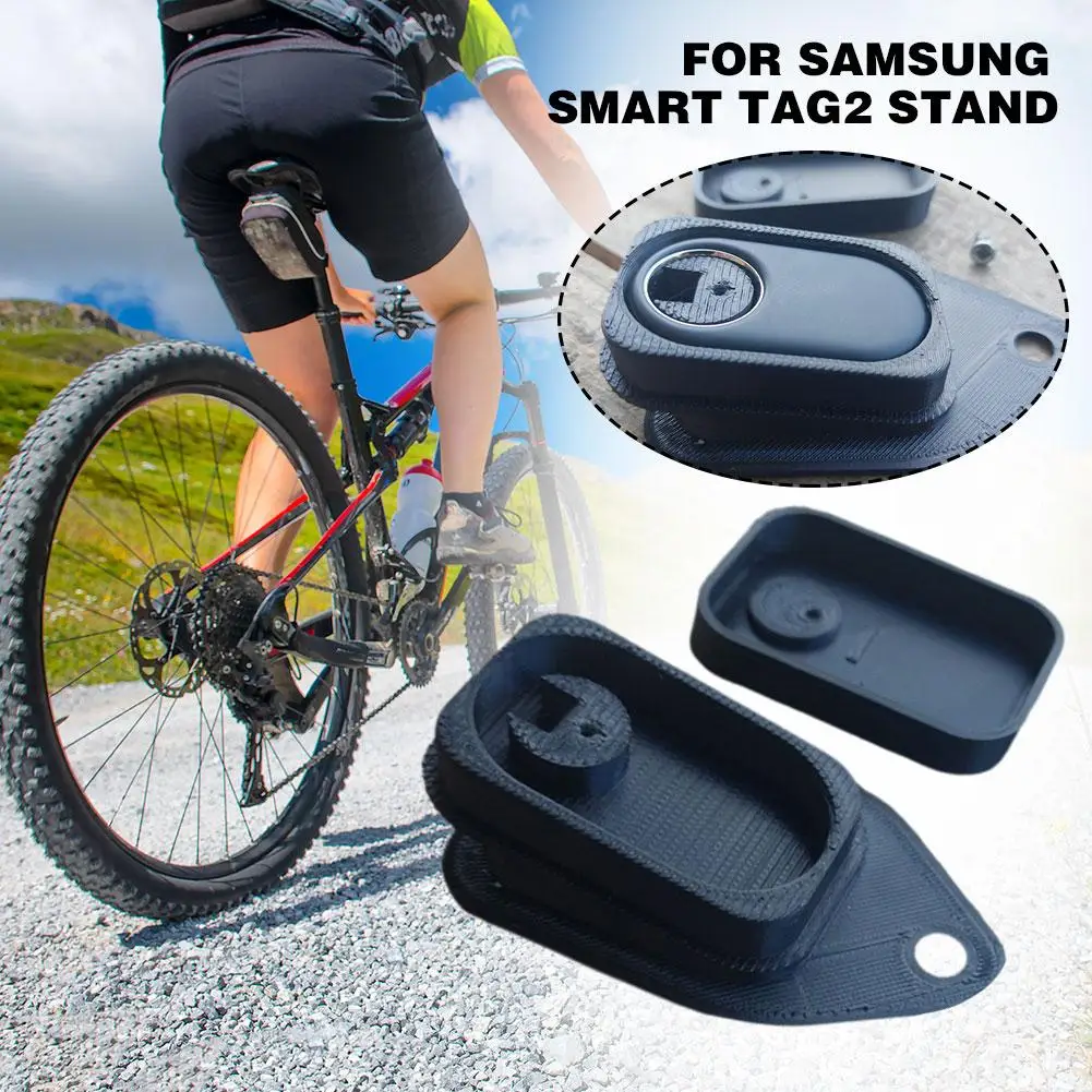 Bicycle Mounting Bracket Suitable For Samsung SMART TAG2 3D Printing Outdoor Mountain Bike Accessories Set  Tracker Case