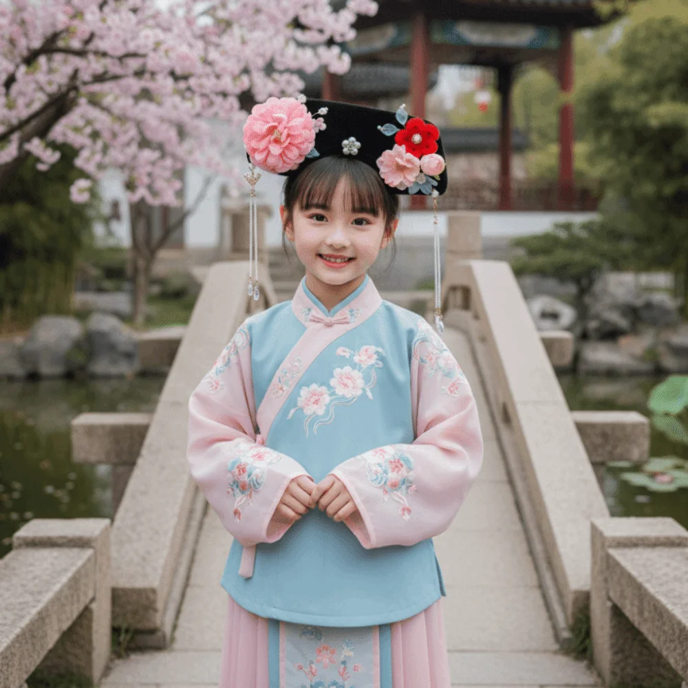 

Chinese Royal Style Flower Headwear Non-slip with Tassel Cheongsam Headband Traditional Ancient Style Hair Hoop