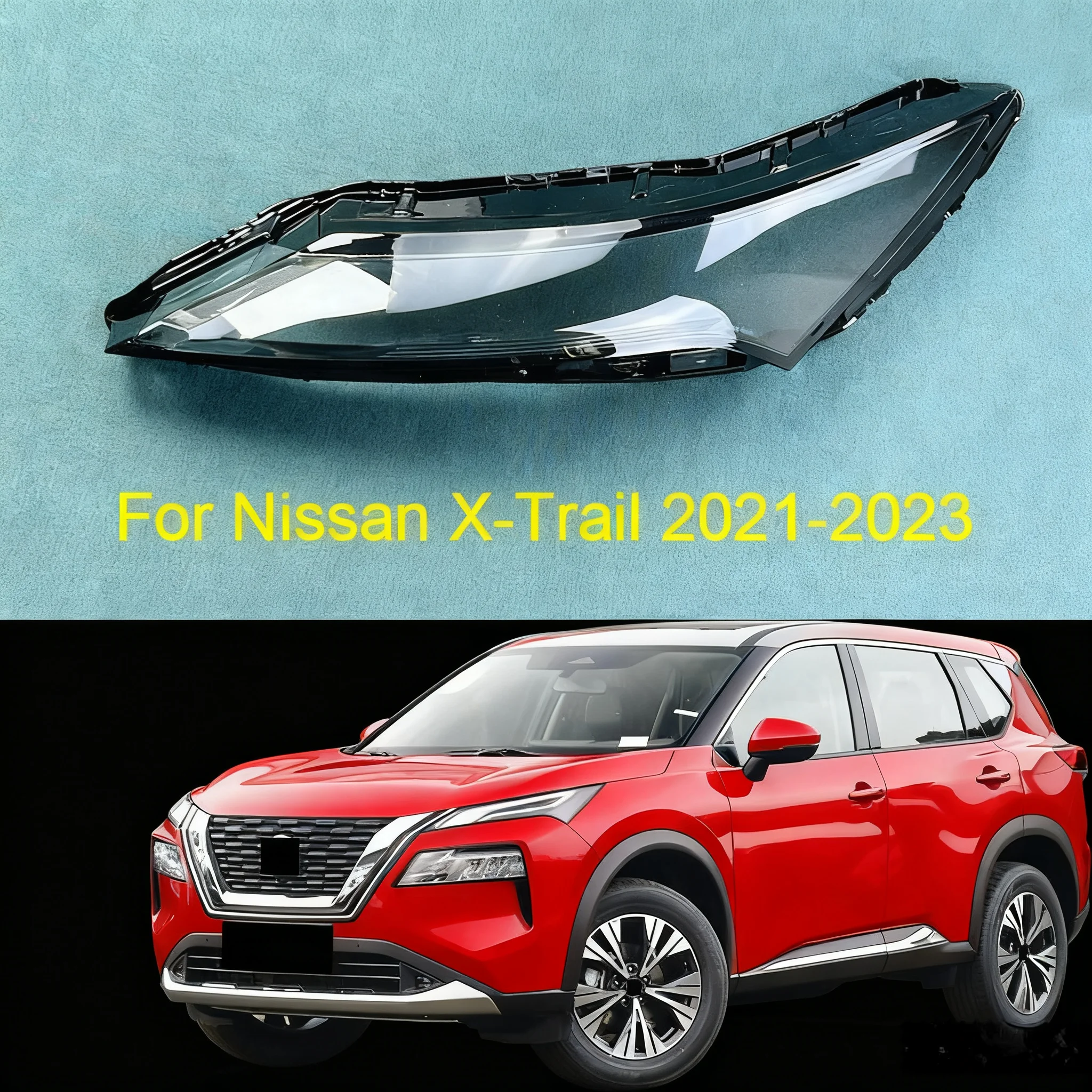 

Автомобильные дневные ходовые огни, крышка дневных фар, прозрачный абажур из плексигласа для Nissan X-Trail 2021 2022 2023