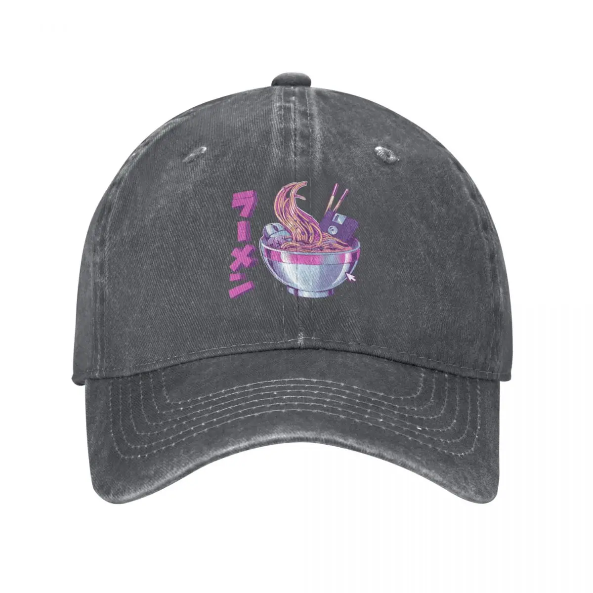 Web Ramen Baseball Cap |-F-| Visor Vintage Men Hats Women's