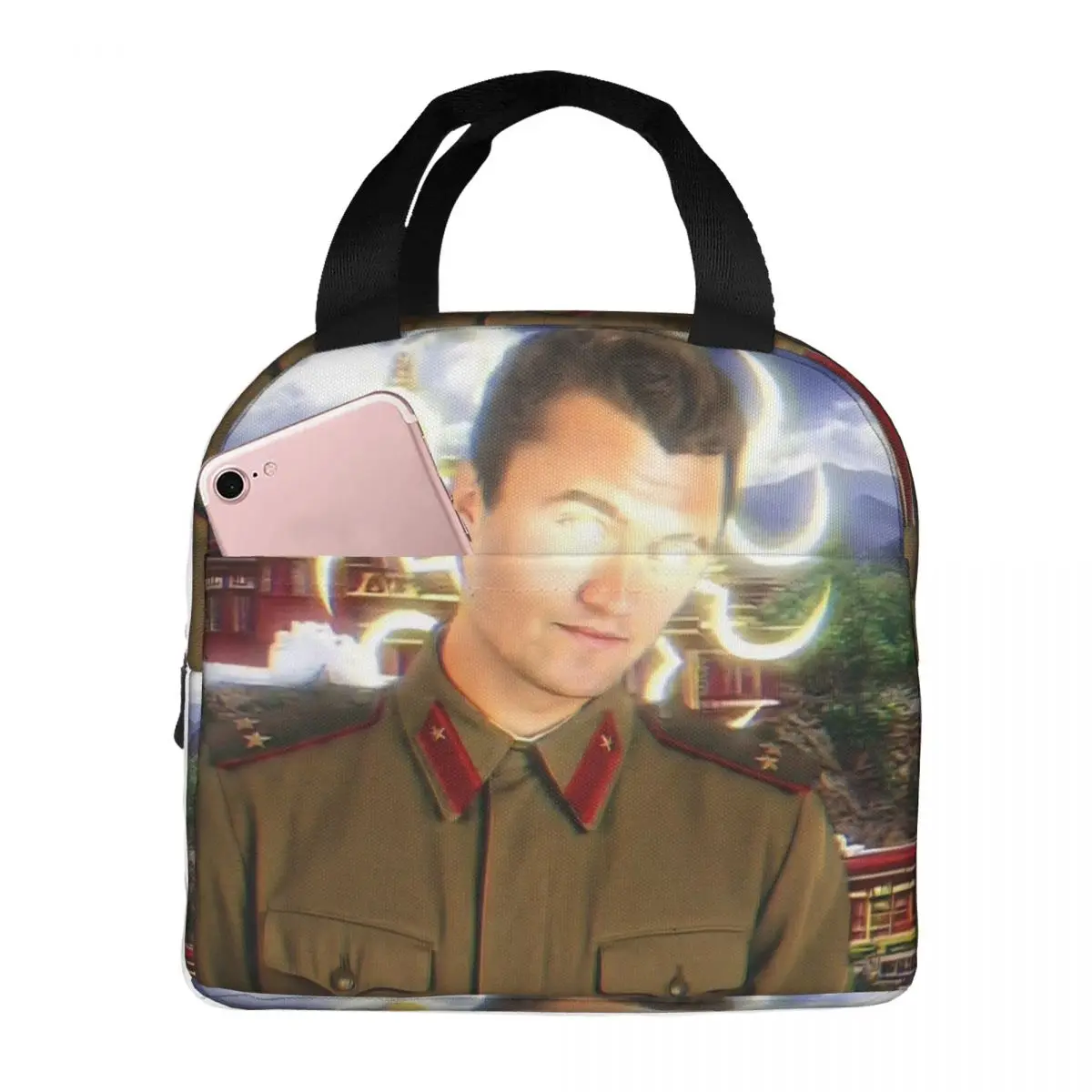 

Charlie Kirk Thermal Insulated Lunch Bags for Travel Reusable Food Bag Thermal Cooler Lunch Box