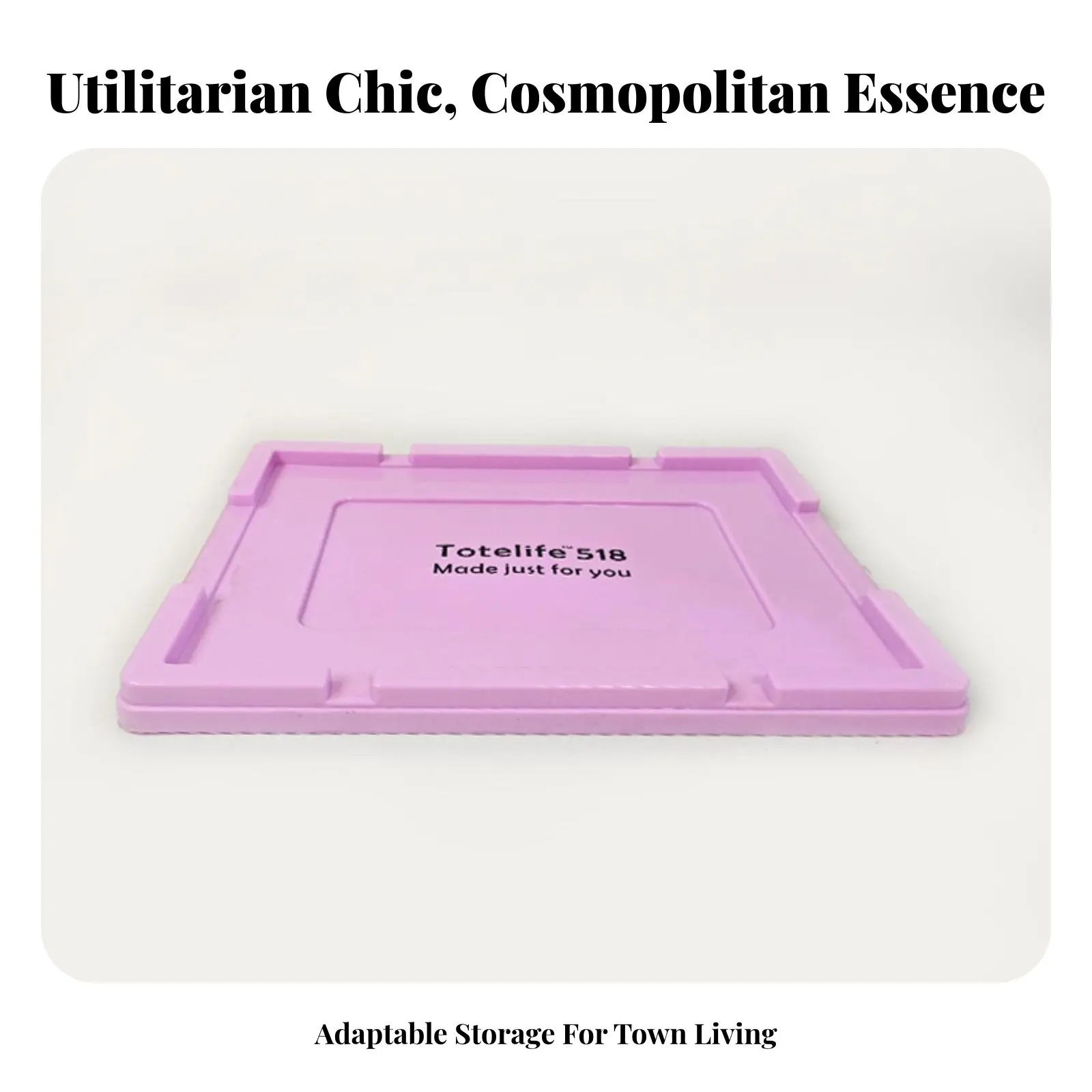 

Lidded Utility Container Utilitarian Utilitarian Look sturdyDuty Lidded Tote Multi-Functional Portable for Homeowners, Students