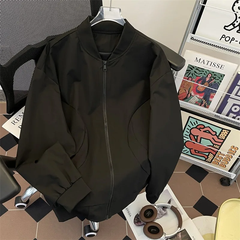 

Baseball Collar Short Pilot Charge Jacket Men's Spring and Autumn Trendy Brand Casual Outdoor Workwear American Windproof Jacket