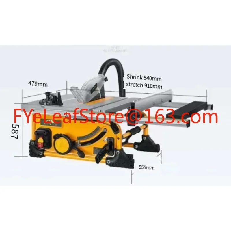 Wood Saw Machines Table Type High Quality 8 Inch Yellow Table Saw 210mm 1500W Table saw+Router+Woodworking Router Platform