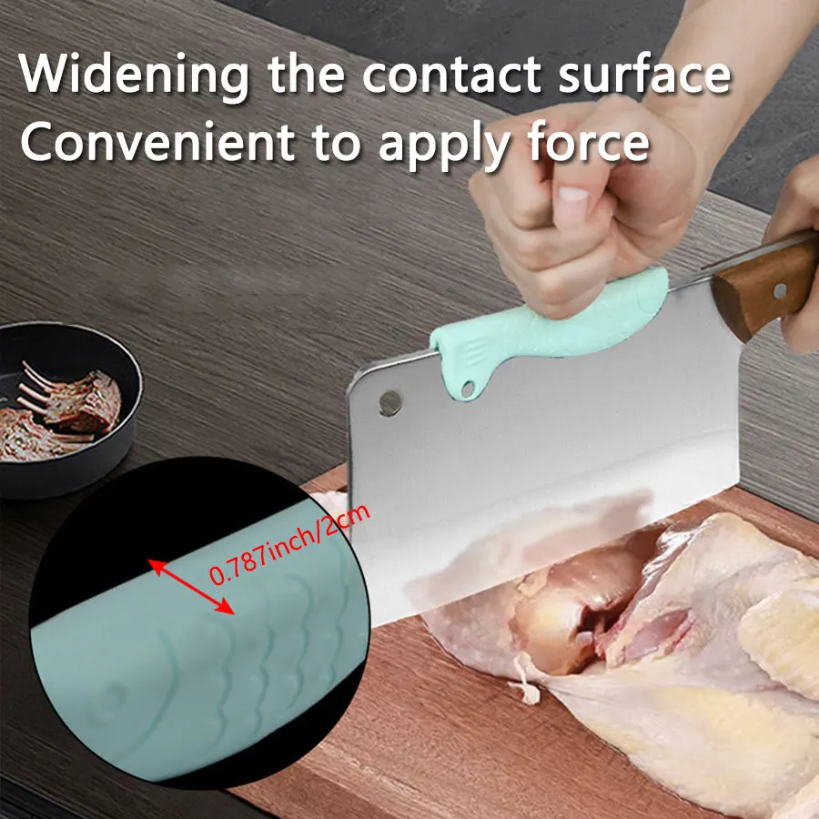 1piece， kitchen knife back protective cover, bone chopping knife back handguard, kitchen knife handguard, hammer knife protector
