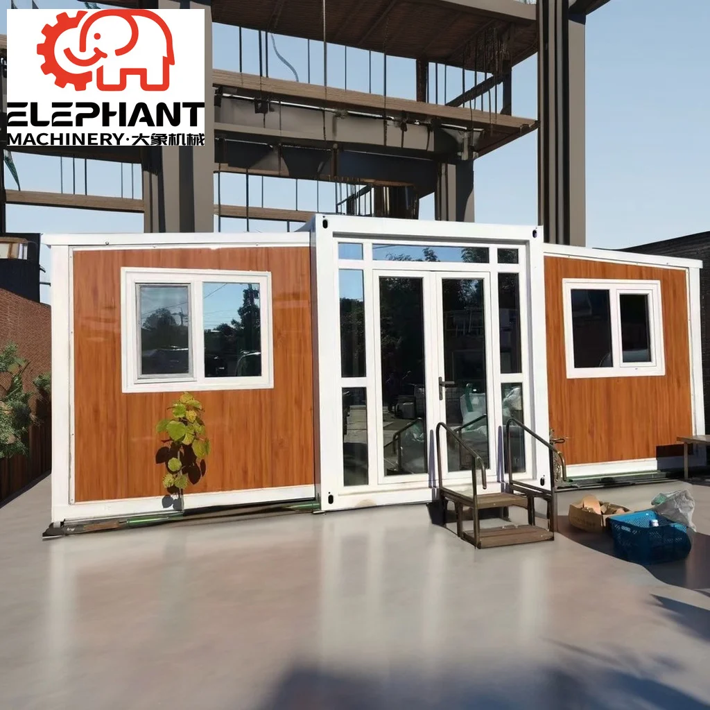 Expandable Flat Pack Prefab Module Home 30 ft Container Expandable House with Solar Energy
