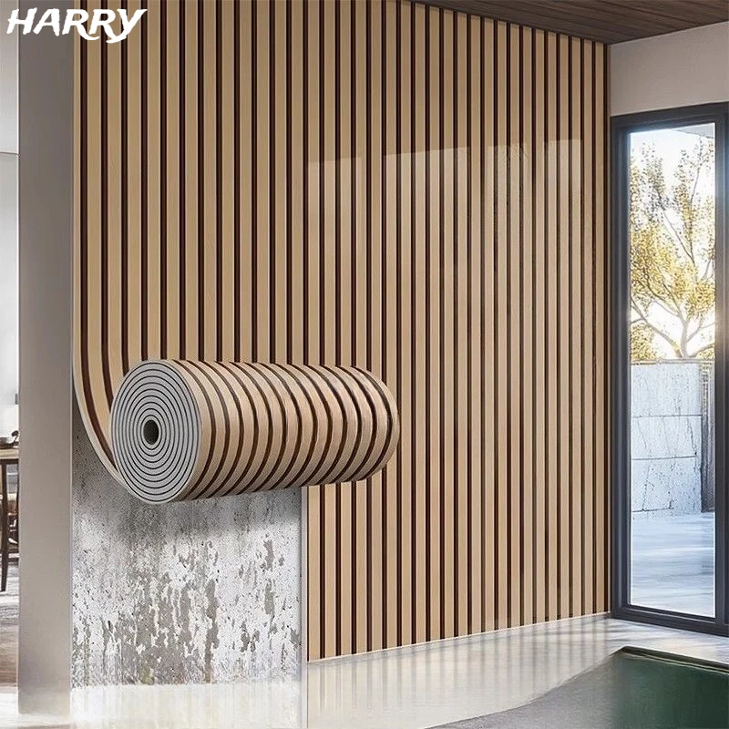

Material Wood Grain Self-adhesive Wall Sticker Floor Sticker Background Wall Decoration Bedroom Kitchen Waterproof
