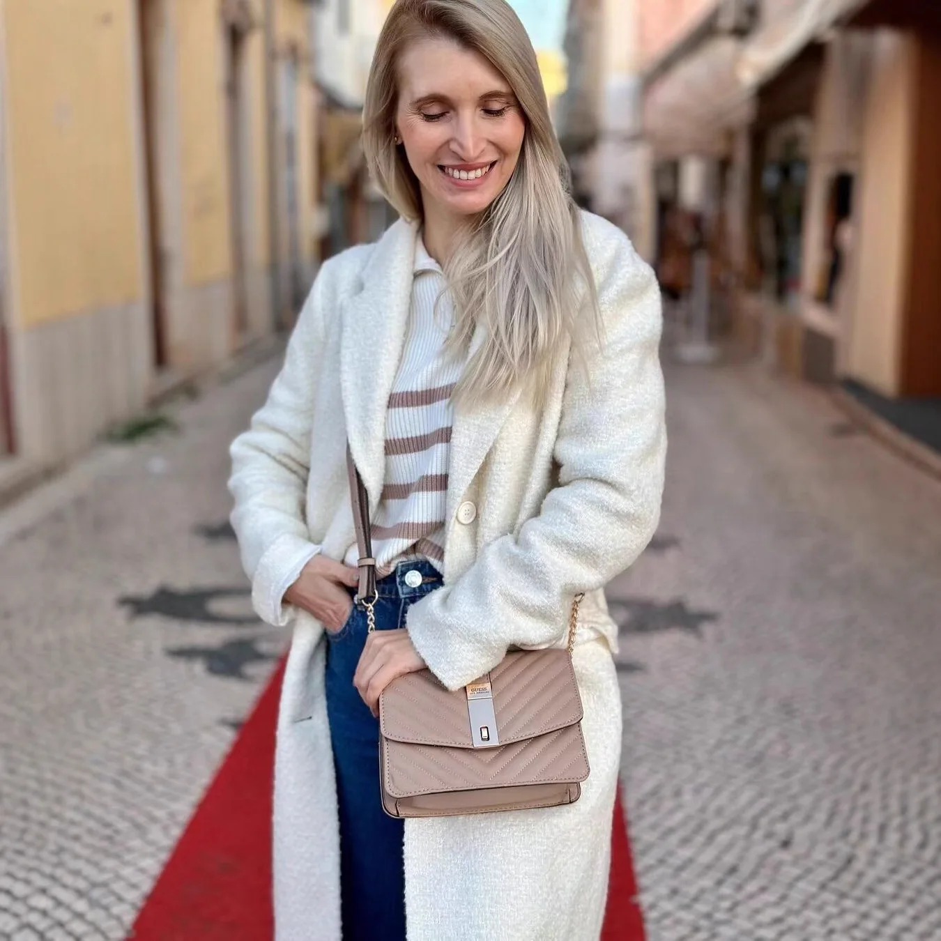 

Women's Soft Velvet Feel Long Jacket Coat European And American Style Fashion by