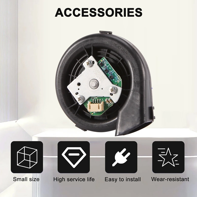 New Fan Motor Module For Xiaomi Roborock S50 S51 Robot Vacuum Cleaner Engine Ventilator Spare Parts