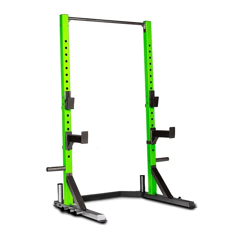 Home Workout Machine Power Squat Rack Safe Belt Squat Strength Gym Cage Modern Style Benches and Racks