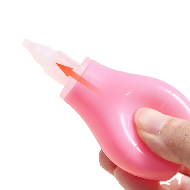 Gourd Shape Baby Nasal Aspirator Airpump Type Manual Snot Cleaner Infant Booger Absorb Items Baby Health Care Supplies