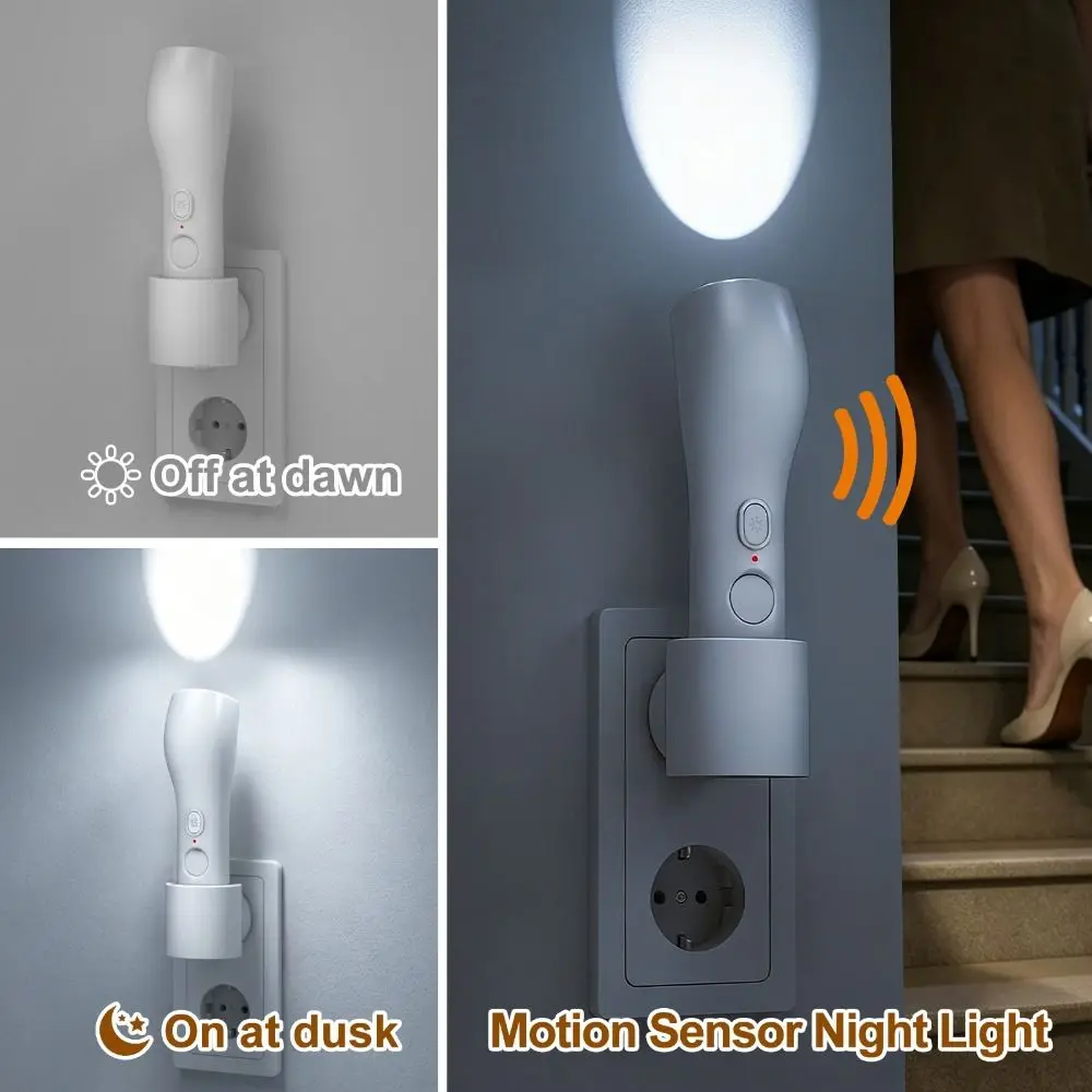 Rechargeable Rechargeable Flashlight Portable Motion Sensor Portable Flashlight Human Body Induction Dual Lighting Modes